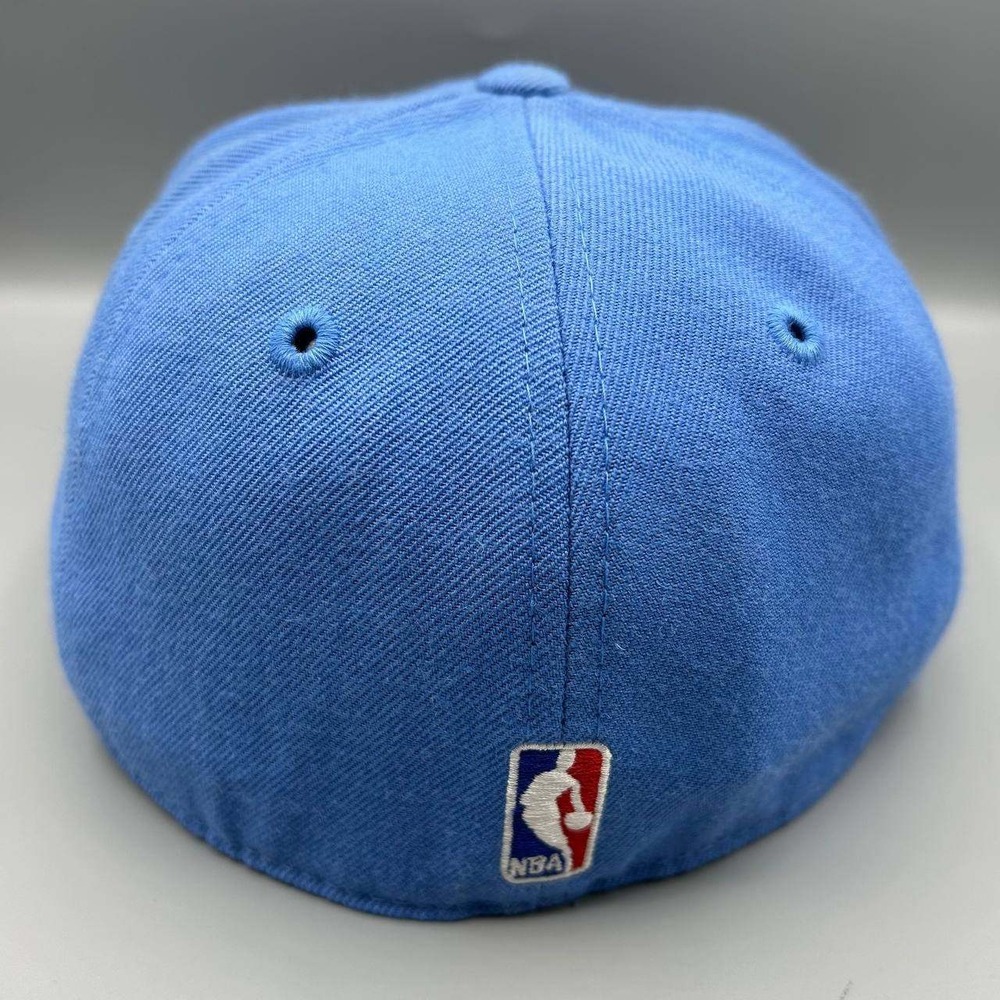 Vintage Denver Nuggets Hat Youth 7 Blue Embroidered NBA Reebok‎ Fitted Cap New - Picture 5 of 9